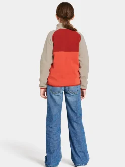 Didriksons Yokto Fleecetrøje, Light Mars Red