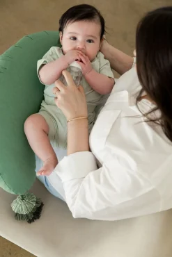 DockATot Ammepude, Emerald Chambray