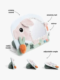 Done By Deer Aktivitetslegetøj med Spejl, Pigee Colour Mix