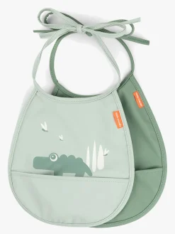 Done By Deer Croco Tiny Pocket Hagesmæk 2-Pak, Green