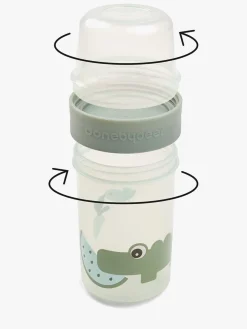 Done By Deer Croco To Go Two-Way Snackbeholder, Green