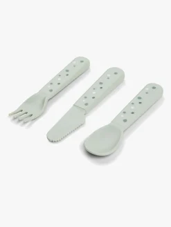 Done By Deer Foodie Bestik Happy Dots, Grøn