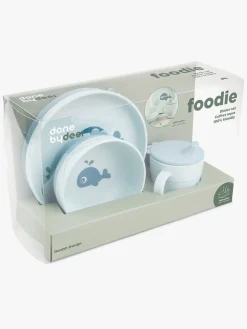 Done By Deer Foodie Madsæt Wally, Blue