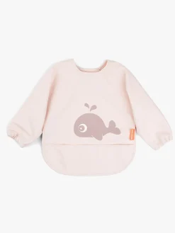 Done By Deer  Langærmet Hagesmæk med Lomme Wally, Blue