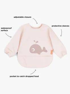 Done By Deer  Langærmet Hagesmæk med Lomme Wally, Blue