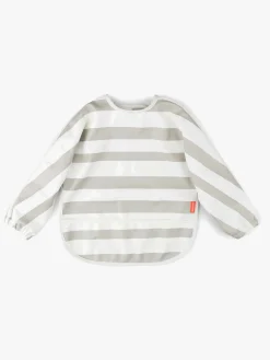 Done By Deer Langærmet Hagesmæk, Stripes Sand