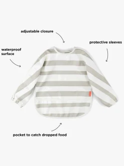 Done By Deer Langærmet Hagesmæk, Stripes Sand