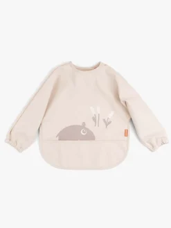 Done By Deer  Langærmet Hagesmæk med Lomme Ozzo, Powder