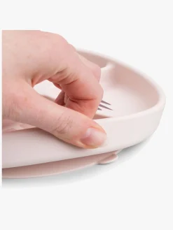 Done By Deer Playground Stick & Stay  Opdelt Silikonetallerken, Powder