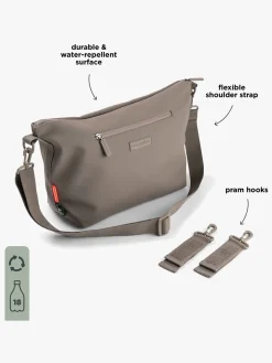 Done By Deer Pusletaske med Barnevognskroge, Taupe
