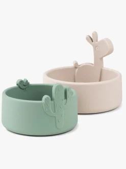 Done By Deer Skålsæt Lalee 2-Pak, Sand/Grøn