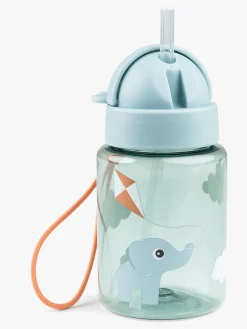 Done By Deer Snacks- Og Madkasser med Sugerørskop, Blue