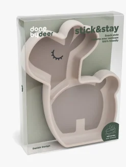 Done By Deer Stick & Stay Silikonetallerken Lalee, Sand