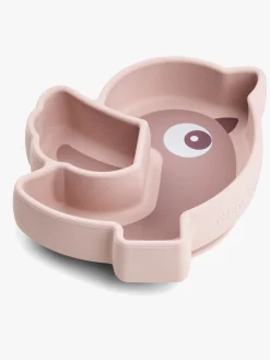 Done By Deer Stick & Stay Silikonetallerken Birdee, Powder