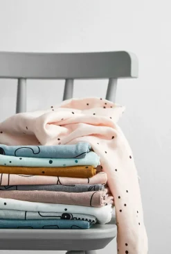 Done By Deer Stofble Dreamy Dots 120x120 2-pak, Blue