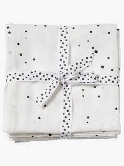 Done By Deer Stofble Dreamy Dots 120x120 2-pak, White