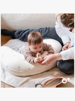 Doomoo Amme- & Graviditetspude 2-i-1, Quilt Creme Blomma