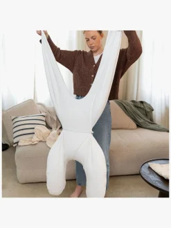 Doomoo Amme- & Graviditetspude 2-i-1, Quilt Creme Blomma