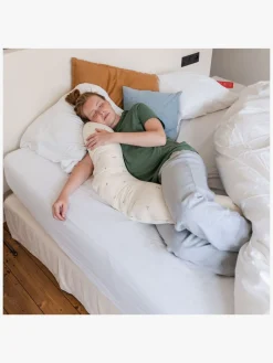 Doomoo Amme- & Graviditetspude 2-i-1, Quilt Creme Blomma