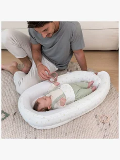 Doomoo Cocoon Babynest Blomster, Gul