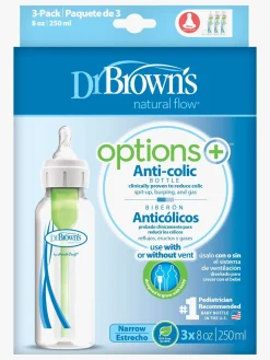 Dr. Brown's Option+ Smal Hals Sutteflaske 250 ml 3-pak