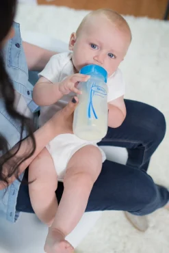 Dr. Brown's Options+ Bred Hals Sutteflasker 270 ml 2-pak, Blå