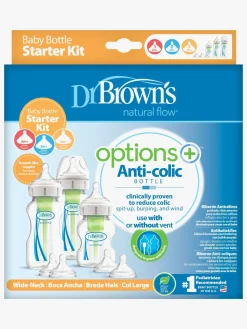 Dr. Brown's Options+ Bred Hals Startsæt