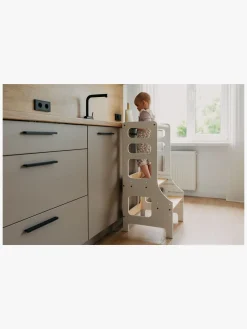 Duck Woodworks Justerbart Læringstårn, Hvid