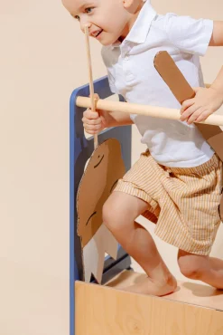 Duck Woodworks Justerbart Læringstårn, Blå