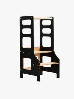 Duck Woodworks Justerbart Læringstårn, Sort