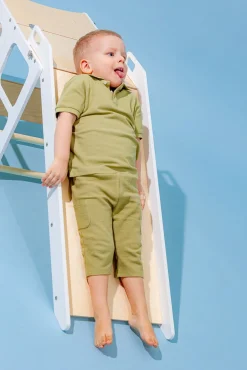 Duck Woodworks Rutsjebane til Sammenklappeligt Læringstårn, Hvid