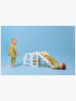 Duck Woodworks Rutsjebane til Sammenklappeligt Læringstårn, Hvid