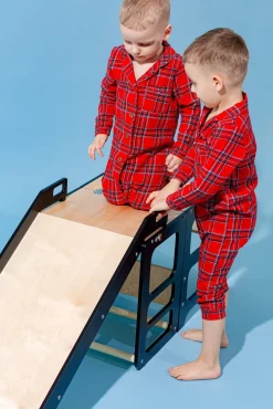 Duck Woodworks Rutsjebane til Sammenklappeligt Læringstårn, Sort