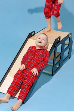 Duck Woodworks Rutsjebane til Sammenklappeligt Læringstårn, Sort