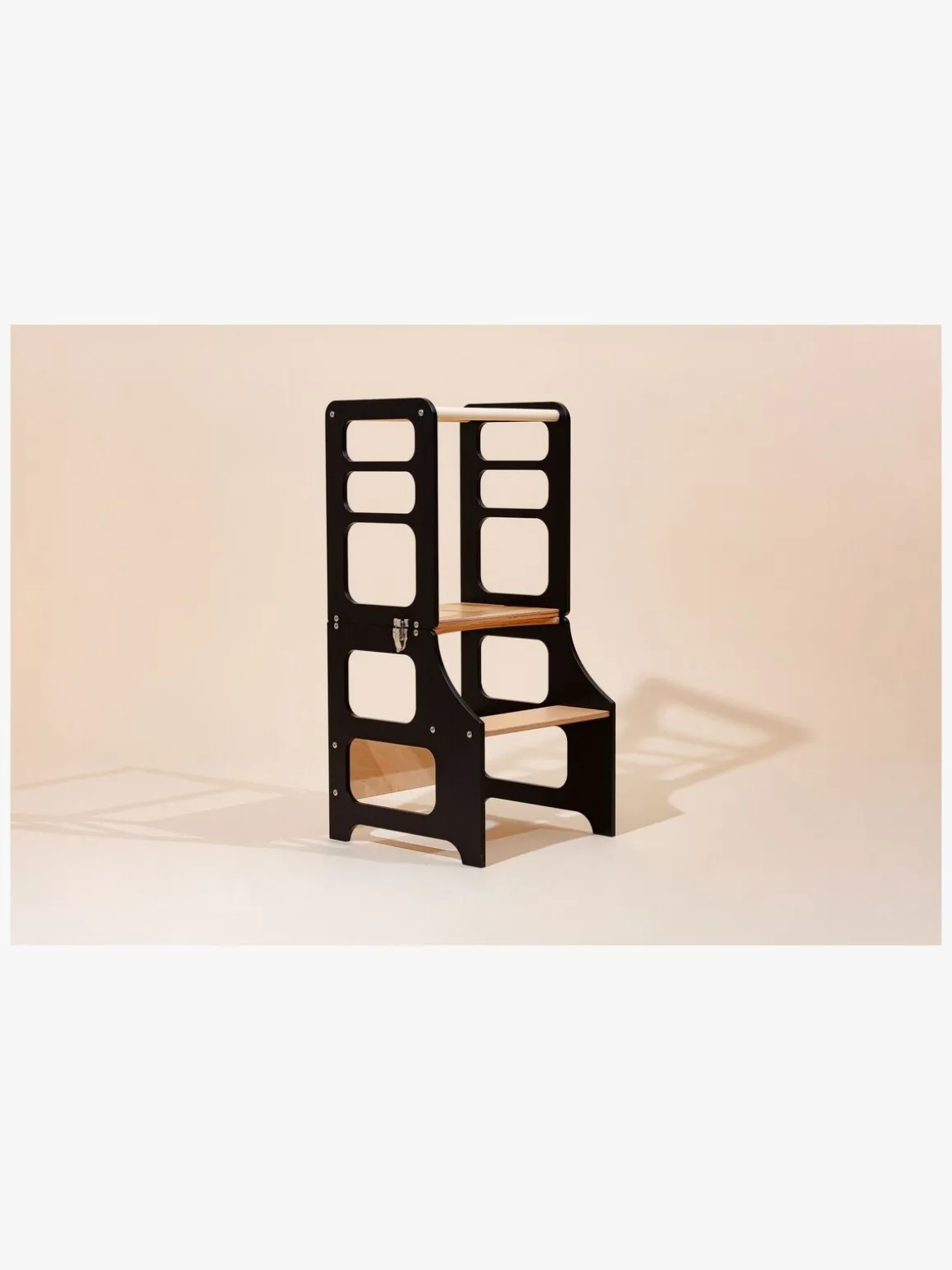 Duck Woodworks Sammenklappeligt Læringstårn, Sort