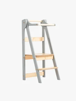 Duck Woodworks Sammenklappeligt Læringstårn, Grå