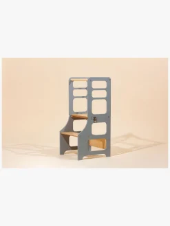 Duck Woodworks Sammenklappeligt Læringstårn, Grå