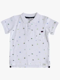 Ebbe Harper Piké T-Shirt, Multi Sea Print