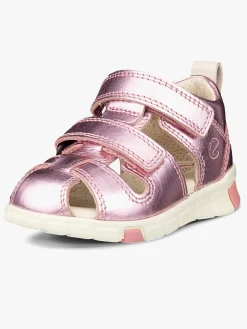 Ecco Mini Stride Sandaler, Old Rose Metallic