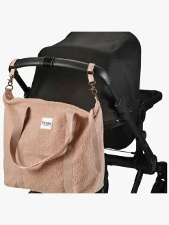 Elodie Soft Shell Pusletaske, Pink Bouclé