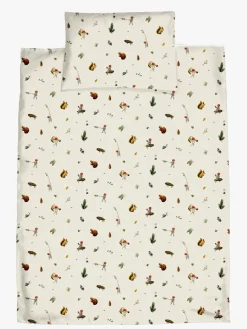 Elsa Beskow Tomtebobarnen Sengesæt 100 x 130 Tremmeseng, Beige