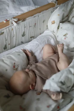 Elsa Beskow Tomtebobarnen Sengesæt 100 x 130 Tremmeseng, Beige