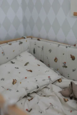 Elsa Beskow Tomtebobarnen Sengesæt 100 x 130 Tremmeseng, Beige