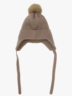 EN FANT Hue Uldblanding Baby med Kunstpels, Fungi