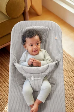 Ergobaby Evolve 3-in-1 Skråstol Mesh, Light Grey