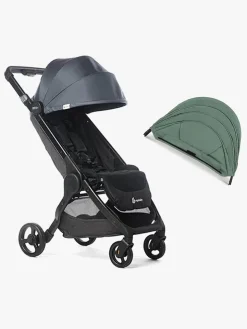Ergobaby Metro+ Klapvogn inkl. Ekstra Kaleche, Slate Grey/Sea Grass