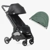 Ergobaby Metro+ Klapvogn inkl. Ekstra Kaleche, Black/Sea Grass