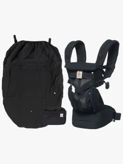 Ergobaby Omni 360 Cool Air Bæresele inkl. Regnslag, Sort