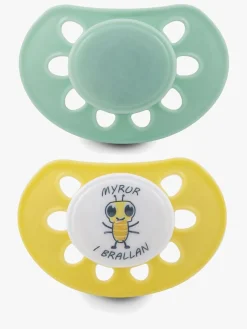 Esska Classic Myre Silikone Sut 2-pak 4-36 m, Green/Yellow