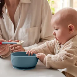 Everyday Baby Skål Silikone, Grøn